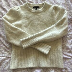 Off-White Alpaca and Wool Sweater Banana Republic